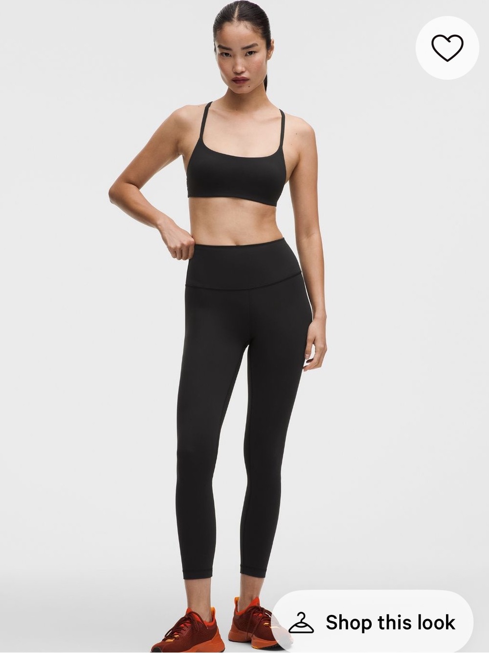Lululemon Wunder Train High-Rise Tight 25" - Black